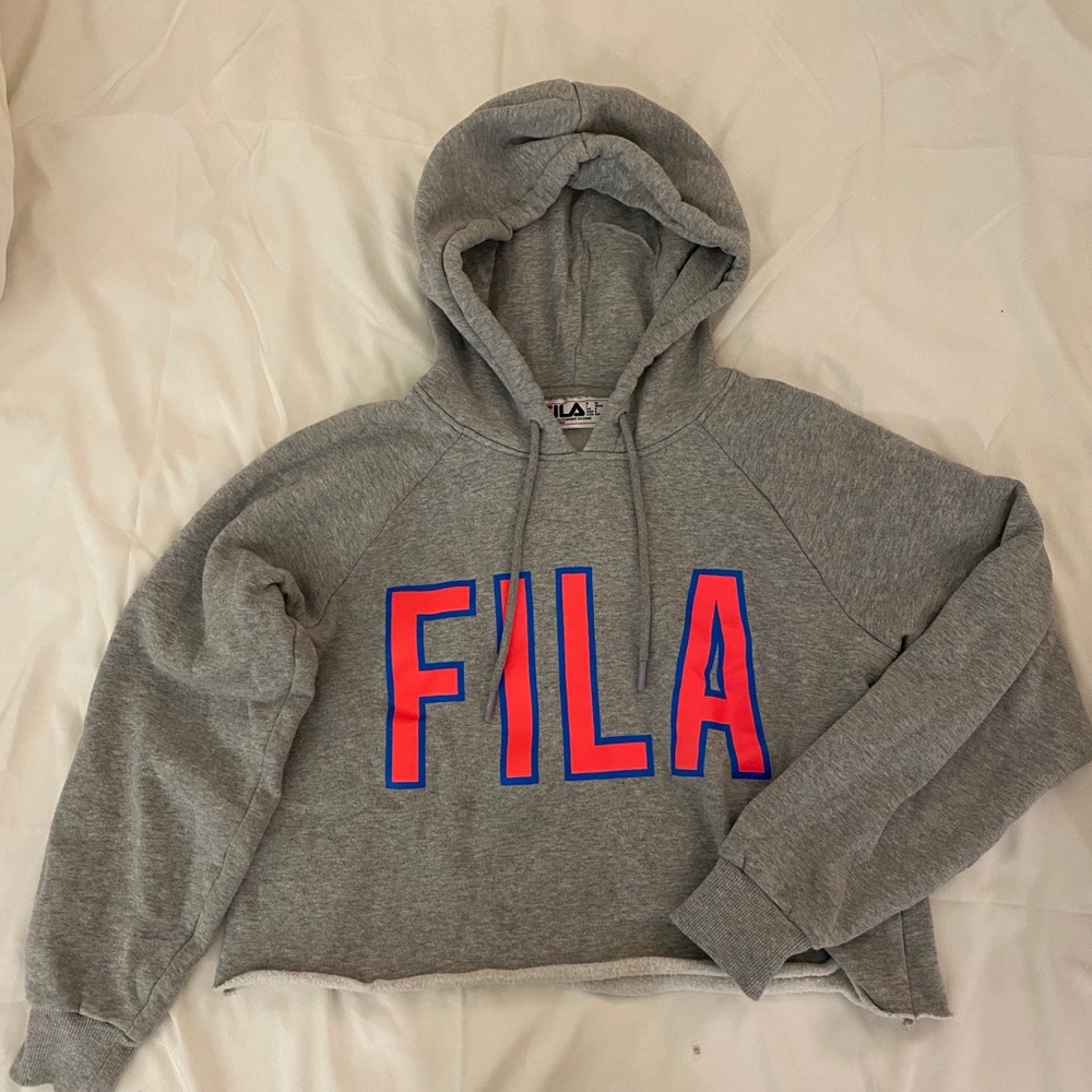 Cropped FILA Hoodie